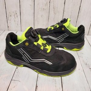 Elten Safety Toe Work Shoes Men's 8.5 EUR 42 Boa Lace Oil Fuel Resistant Boots